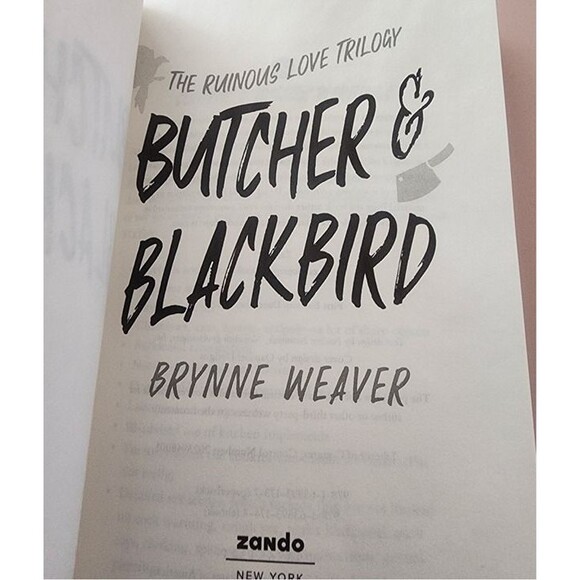 Butcher & Blackbird-Brynne Weaver-Trade paperback book-The Ruinous Love Trilogy - Picture 7 of 9